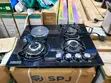 Globalstar 3 Gas + 1 Electric Built-in Hob | Black Glass - 1