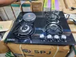 Globalstar 3 Gas + 1 Electric Built-in Hob | Black Glass - 3