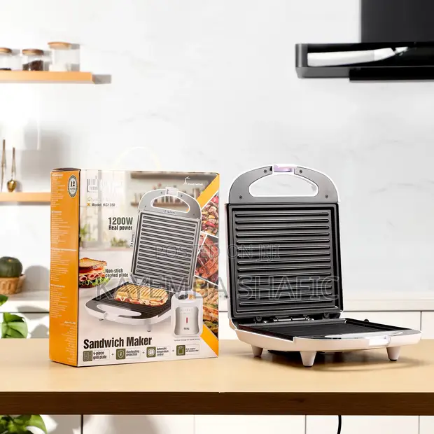 Brand New DSP 1200W Electric Sandwich Maker & Panini Grill - 1