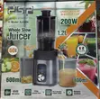 DSP Whole Slow Juicer 200W Cold Press (Model KJ3084) - 2
