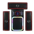 Ailipu Multimedia FM/USB Speaker System with Lights - 2