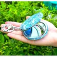 Mini Pocket Mirror Keychain - Stylish Folding Compact Mirror - 1