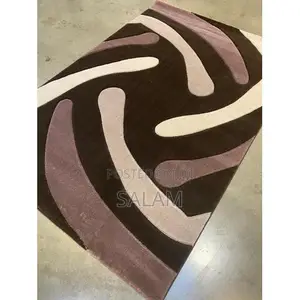 Abstract Area Rug - Soft Textured Carpet for Home Decor