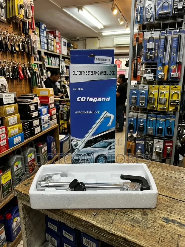 CQ Legend CQ-2003 Automobile Clutch and Steering Wheel Lock - 1