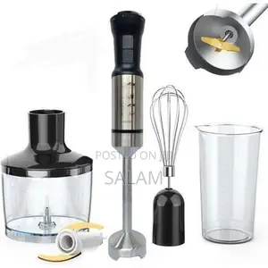 Hoffman 4-in-1 Powerful Hand Blender - Black/Silver