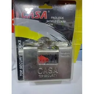CASA Burglar's Enemy Security Padlock - Silver