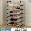 CYFAZA 6-Tier Shoe Rack (21 Pairs) - 2