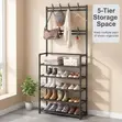 5-Tier Carbon Steel Shoe & Hat Rack - 1