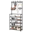 5-Tier Carbon Steel Shoe & Hat Rack - 2