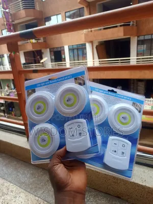 3pcs Set Wireless COB LED Puck Lights with Remote