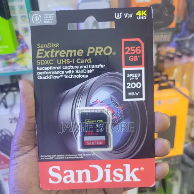 SanDisk Extreme Pro 256GB SDXC Card - 1