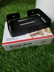 Soap Dish Holder - Stainless & Black - 1