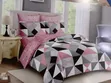 5x6 Bedding Set - Duvet Cover, Flat Sheet, 2 Pillowcases - 1