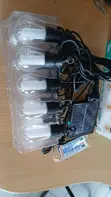 Aerbes 10M Solar String Lights - 10 LED Bulbs with Remote - 4