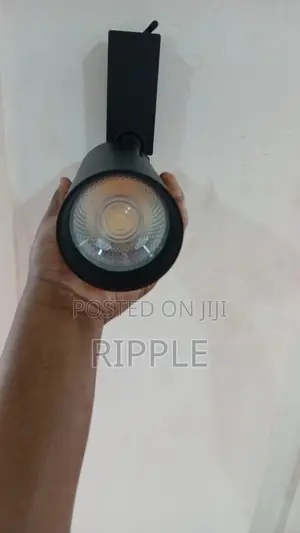 Aerbes 30W LED Track Spotlight - Adjustable 360° Black