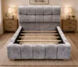 Wood-Mode King Size Bed Frame with Drawers - 1