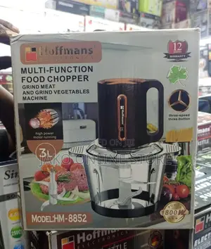Hoffmans 3L Glass Food Processor HM-8852