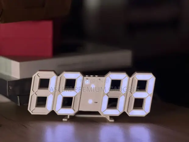 3D LED Digital Alarm Clock - 1