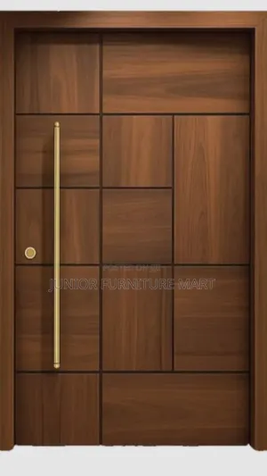 Mahogany Modern Hardwood Door
