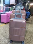 Rubber Plastic Suitcases - Full Set (Gold) - 2
