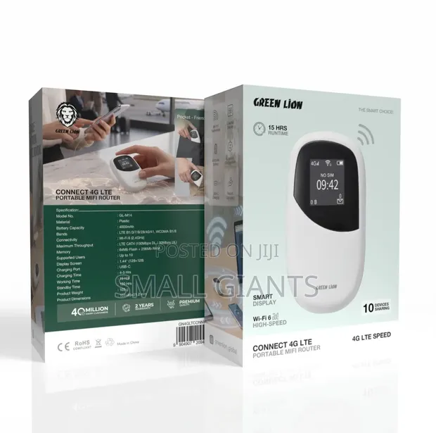 Green Lion Connect 4G LTE Portable MiFi Router - 1