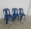 1 Piece Plastic Party Chairs - Blue - 2