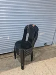 1pc Modern Plastic Chairs for Indoor/Outdoor Use - 1