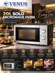 Venus 20L Solo Microwave Oven (VMO20SS) - 2