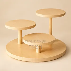 Elegant Wooden Multi-Tier Display Stand