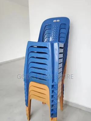 1pc Cloud Plastic Chairs - Blue