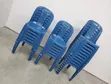 1pc Cloud Plastic Chairs - Blue - 2
