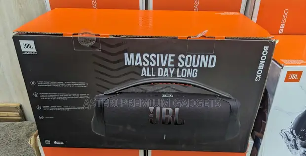 JBL Boombox 3 Portable Bluetooth Speaker - 1