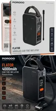 Porodo Flator 4000mAh Portable Car Tire Inflator - 1