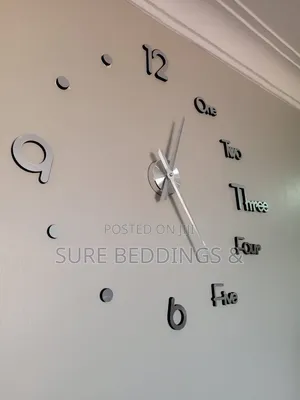 Frameless 3D Wall Clock