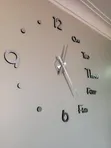 Frameless 3D Wall Clock - 1