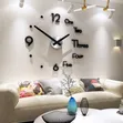 Frameless 3D Wall Clock - 2