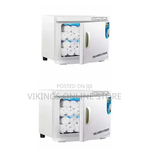 Double 23L Professional Hot Towel Warmer and UV Sterilizer Cabinet