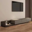 Modern TV Stand/Wall Unit with Drawers & LED Lights - 2