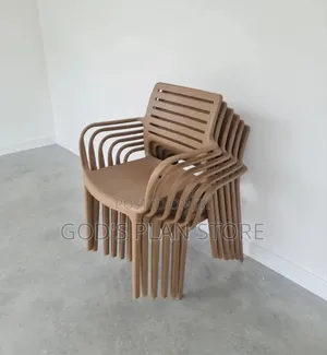 Brand New Plastic Dining Chairs (Set of 1)