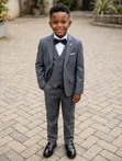 Boys Gray Suit (3-5Y, 6-9Y, 10, 12) - 1