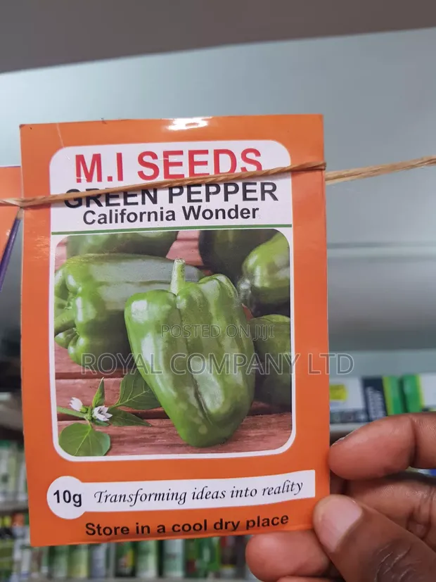 Green Pepper Seeds (California Wonder) - 10g - 1