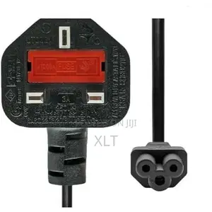 Laptop Power Cable - 3 Pin UK Mains Lead, 1.2m