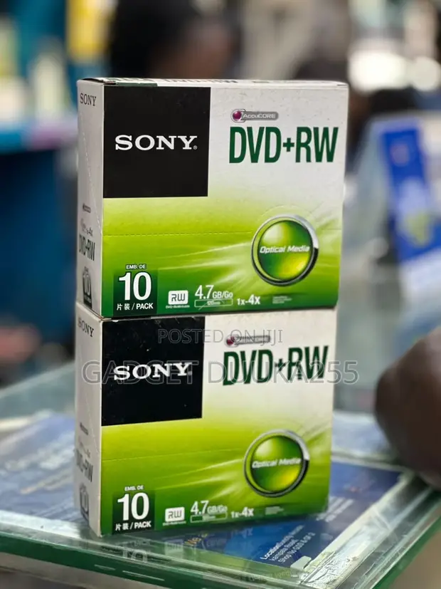 CD-RW Rewritable Discs (Pack of 10) - 1