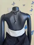 Top Notch Black and White Top - 1