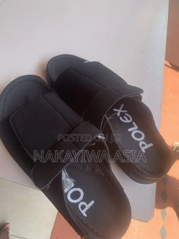 Polex Flats Shoes - Black, Men's Size 40.5-45.5 - 1