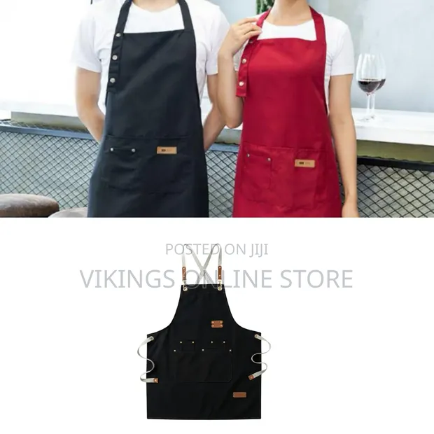 Unisex Cross-Back Chef and Work Apron - 1