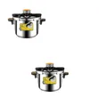 6 Litre Stainless Steel K-Type Kitchen Pressure Cooker - 2