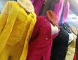 Ladies Bright Colored Suits - 1