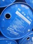 Used Blue Industrial Chemical Drums - 2