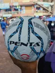 Penta Waterproof Soccer Ball - White/Blue - 1